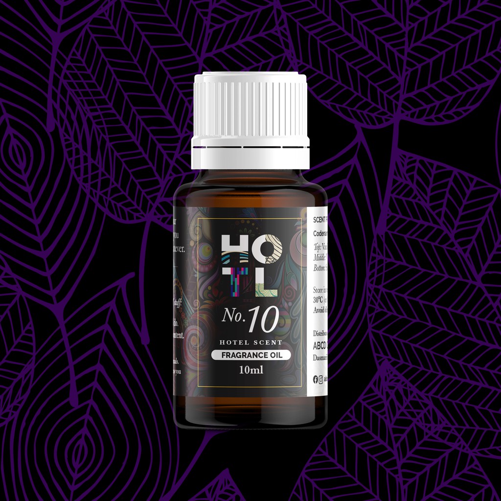 Hotl Hotel No. 10 - Sony Hotel-Inspired Concentrated Fragrance Oil 10Ml - ABCD Organics