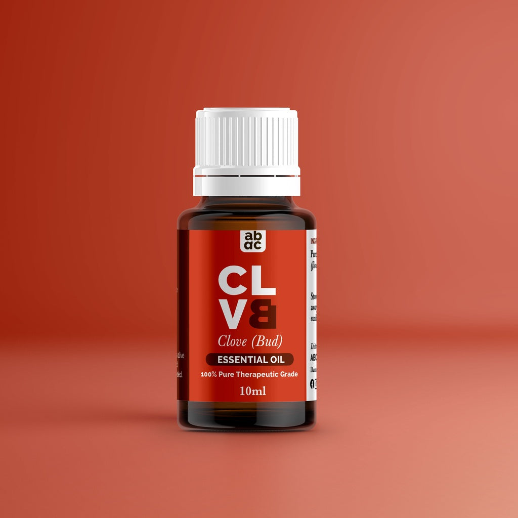 CLVB Pure Clove Oil - Bud Essential 100% Therapeutic + Food Grade - ABCD Organics