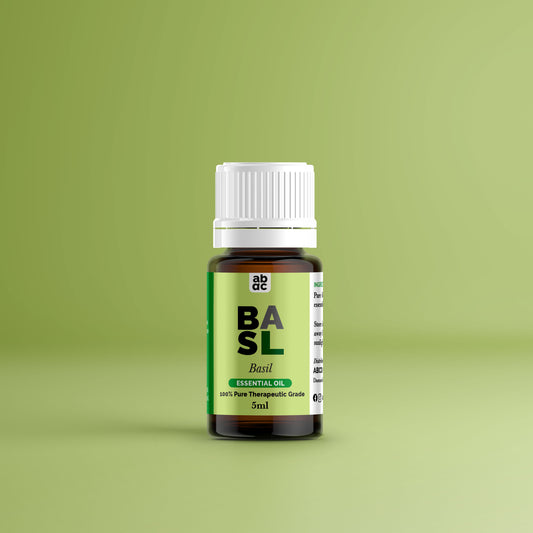 ABCD Organics Basil Essential Oil – 100% Natural, Therapeutic Grade for Mental Clarity, Digestive Health, and Aromatherapy, Basil Oil Philippines