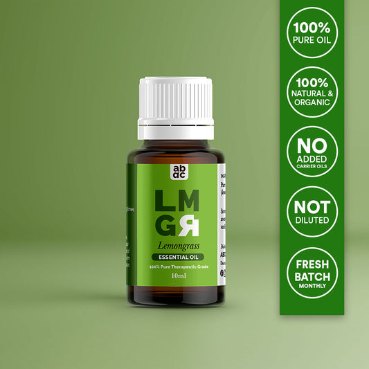 ABCD® Lemongrass (Lemon Grass / Tanglad) Essential Oil 5Ml / 10Ml Pure Undiluted