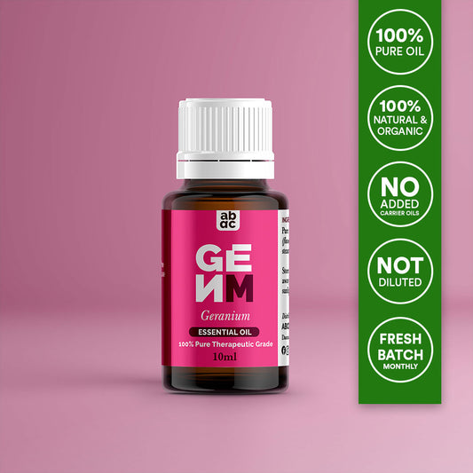 Geranium Essential Oil 100% Natural, Therapeutic Grade for Aromatherapy, Mood Balance and Skincare