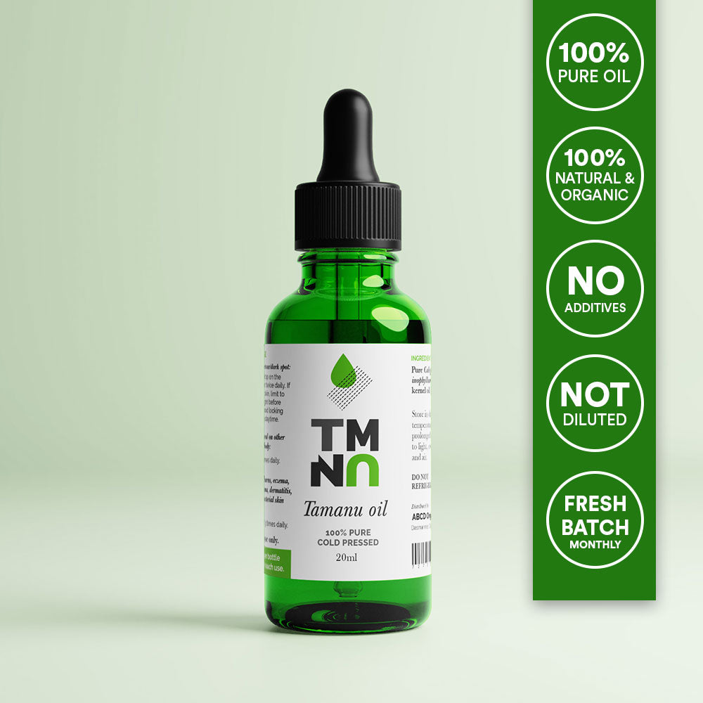 Pure Tamanu Oil Original 100% (TMNU) Acne & Scar Remover Pure Tamanu Oil - ABCD Organics