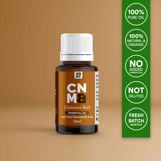 CNMB Cinnamon Essential Oil Bark - 100% Pure Therapeutic Grade - ABCD Organics