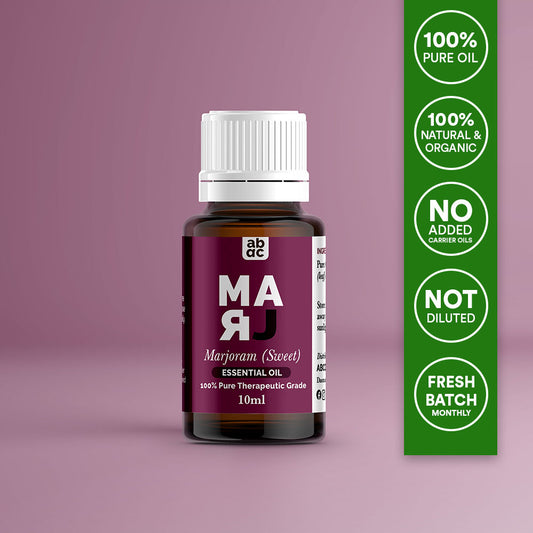 Marjoram Essential Oil 100% Natural, Therapeutic Grade for Aromatherapy Relaxation and Muscle Relief
