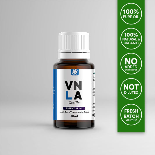 ABCD® Vanilla Essential Oil - 100% Natural, Therapeutic Grade for Aromatherapy, Relaxation, Flavor