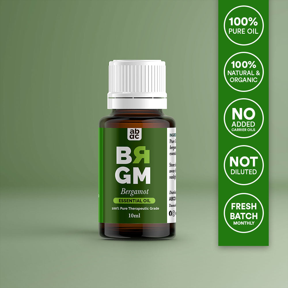 Bergamot Essential Oil – 100% Natural, Therapeutic Grade for Aromatherapy, Mood Boost, and Skincare