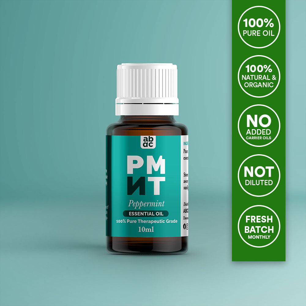 ABCD® - Peppermint Essential Oil – 100% Natural Therapeutic Grade for Aromatherapy