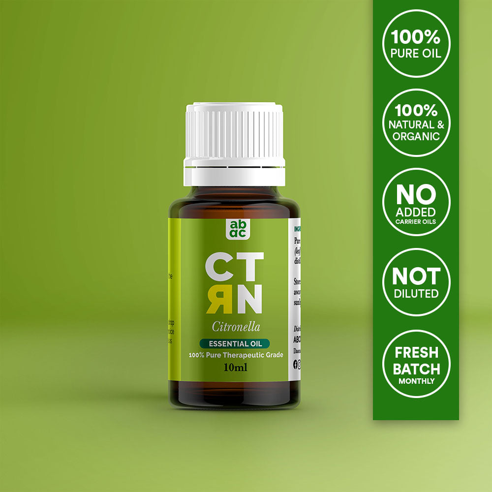 ABCD® Citronella Essential Oil 100% Natural Therapeutic Grade for Insect Repellent
