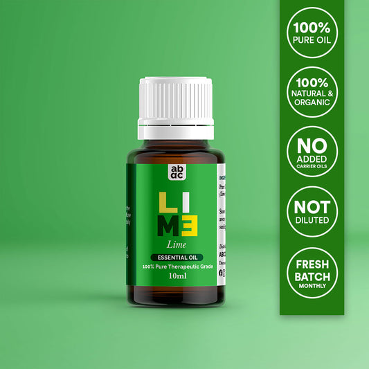 Lime Essential Oil – 100% Natural, Therapeutic Grade for Aromatherapy, Energy Boost and Cleaning