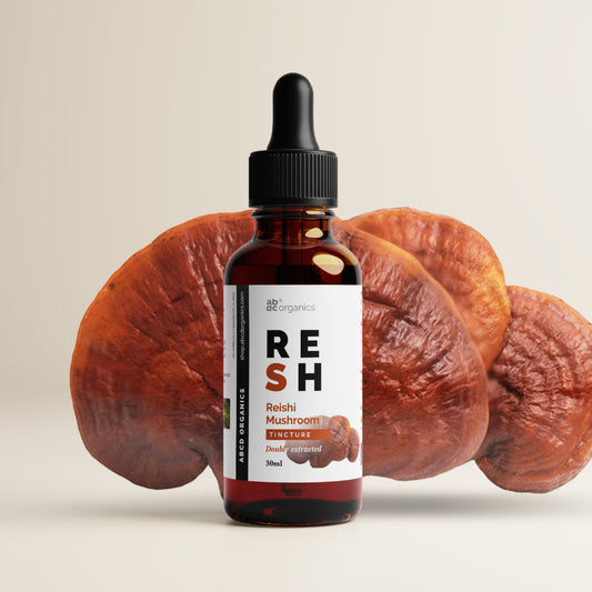 ABCD Organics® Reishi Mushroom extract Tincture (1:3 Strength Double Extracted) Ganoderma Extract