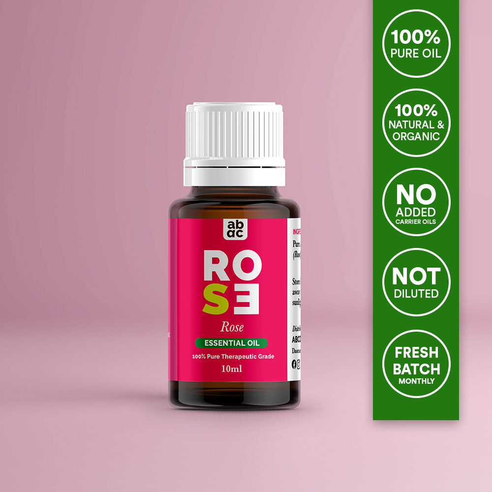 ABCD Organics Rose Essential Oil – 100% Natural, Therapeutic Grade Rose Oil Philippines
