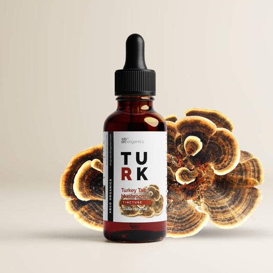 ABCD Organics® Turkey Tail Mushroom Extract (1:3 Strength Double Extracted Tincture)