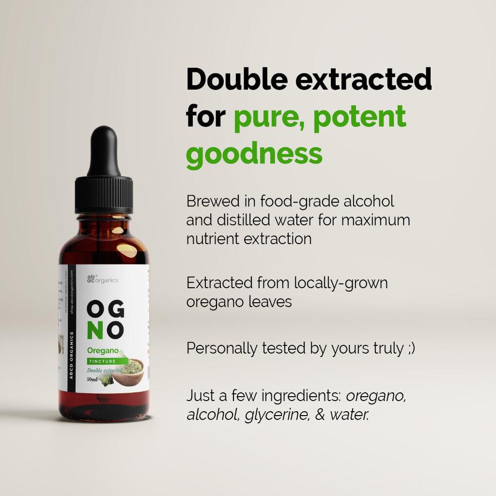 ABCD Organics Oregano Tincture - Oregano Liquid Extract (1:2 Concentration)