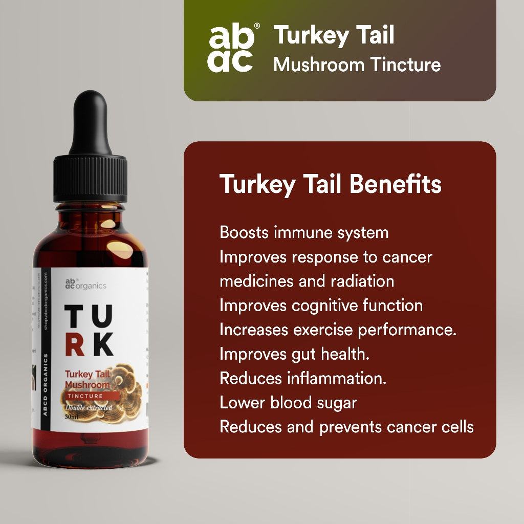 ABCD Organics® Lion's Mane Liquid Extract Mushroom Tincture (1:3 Strength Double Extracted Tincture)