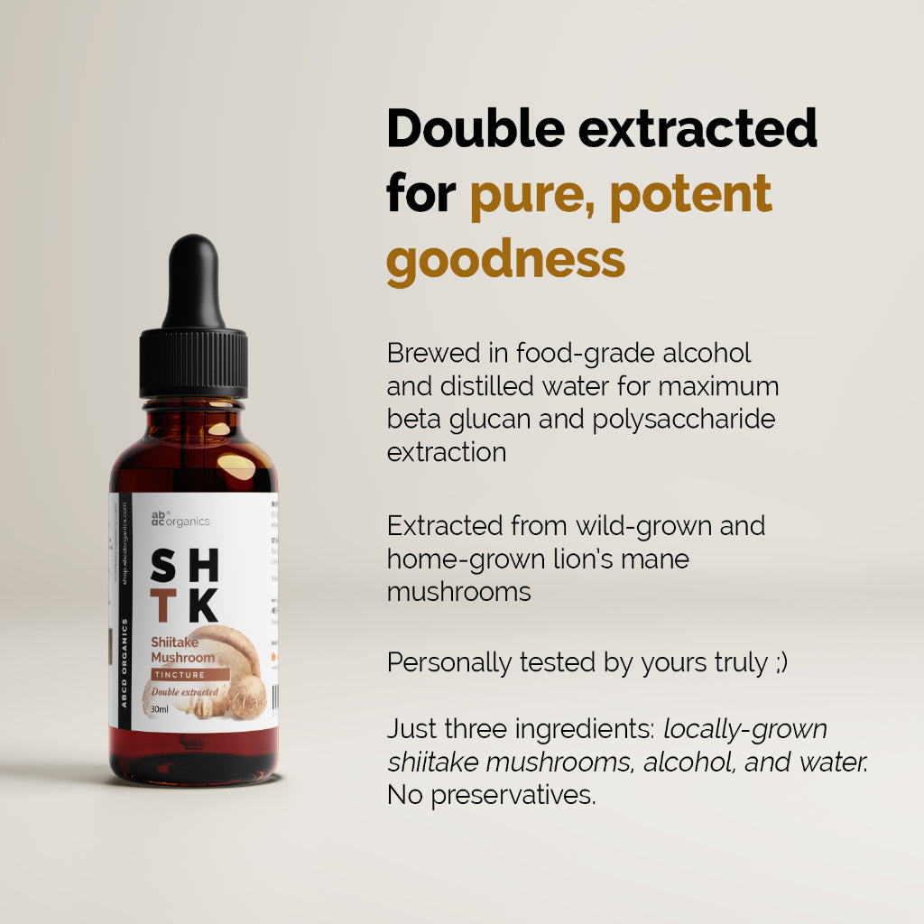 ABCD Organics® Shiitake Extract (Double Extract Tincture)