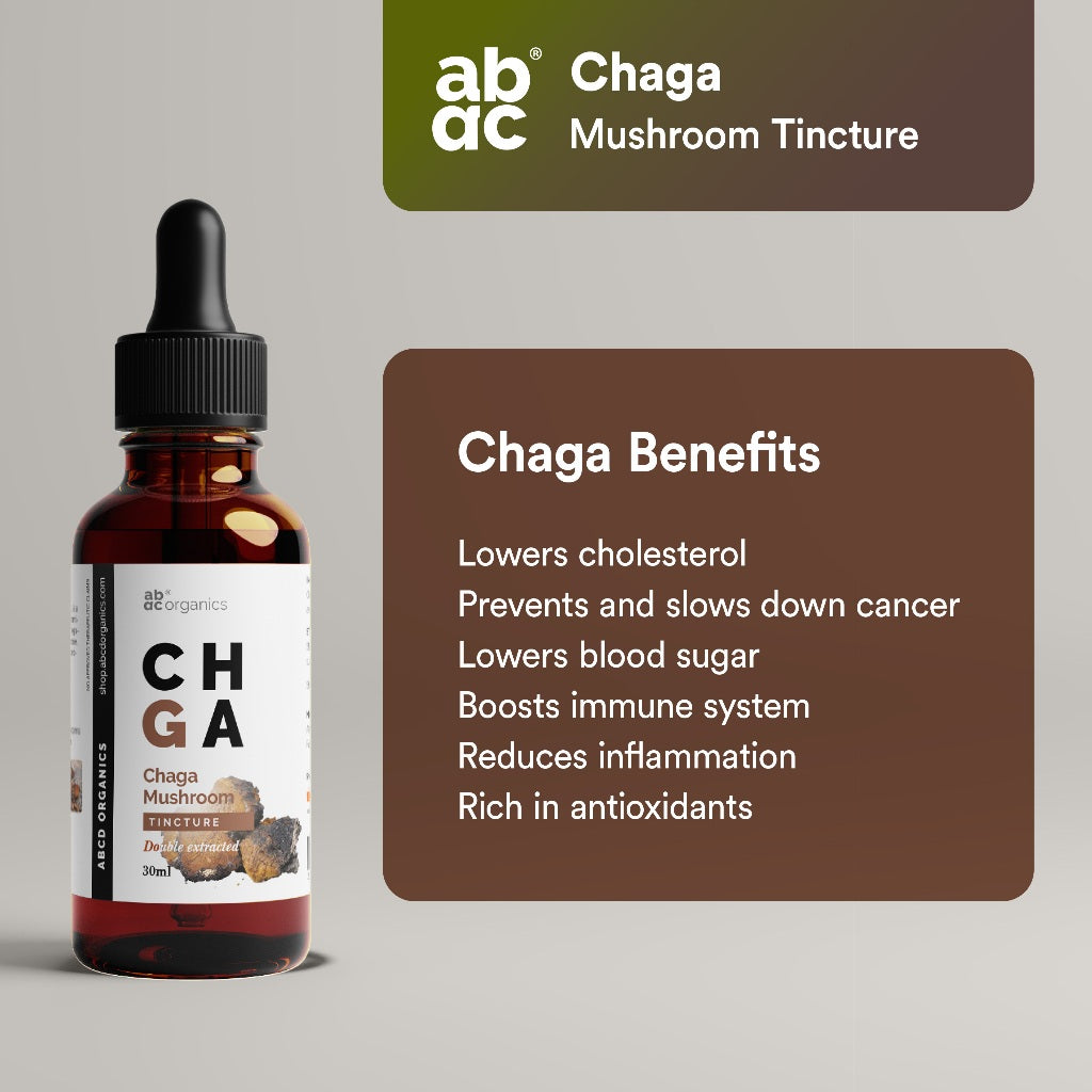 ABCD Organics® Lion's Mane Liquid Extract Mushroom Tincture (1:3 Strength Double Extracted Tincture)