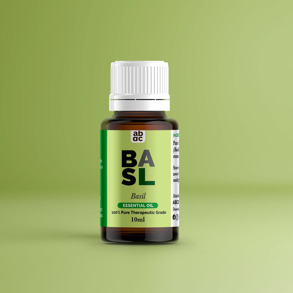 Basil Essential Oil Philippines - 100% Pure Undiluted Therapeutic Grade - ABCD Organics