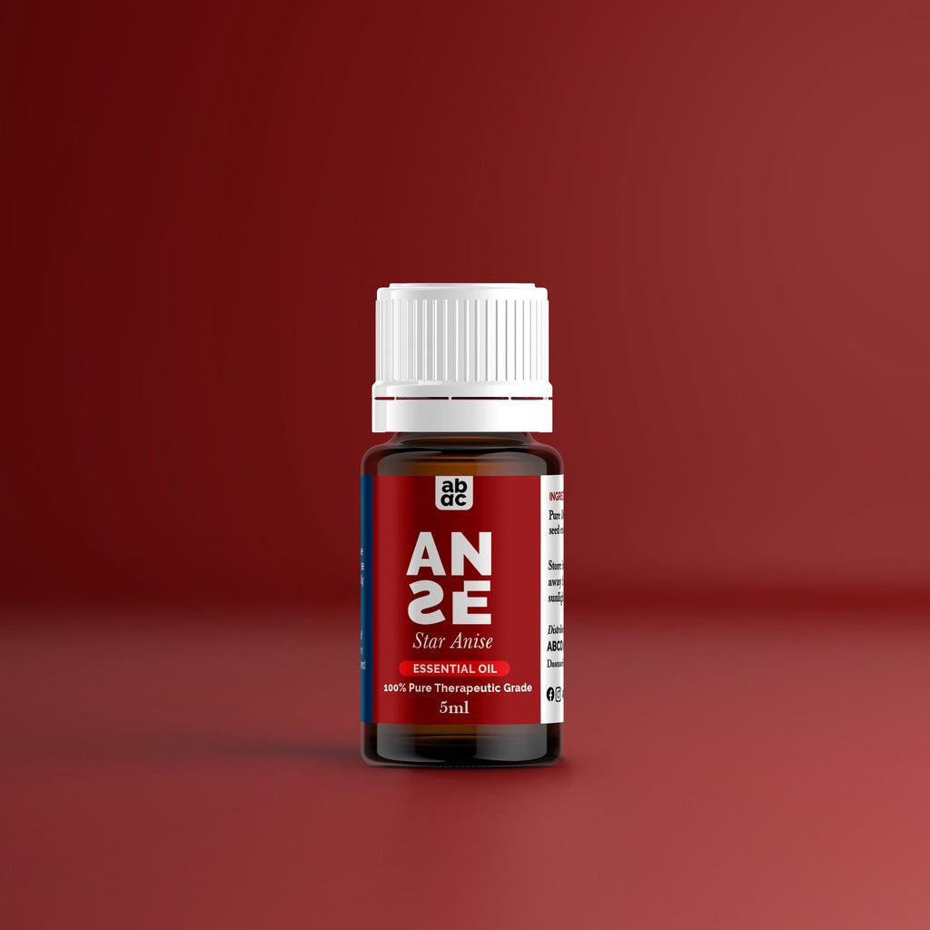 ANSE Star Anise Essential Oil 100% Natural Therapeutic Grade Digestive Support Respiratory Health