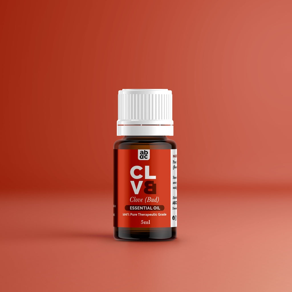 CLVB Pure Clove Oil - Bud Essential 100% Therapeutic + Food Grade - ABCD Organics