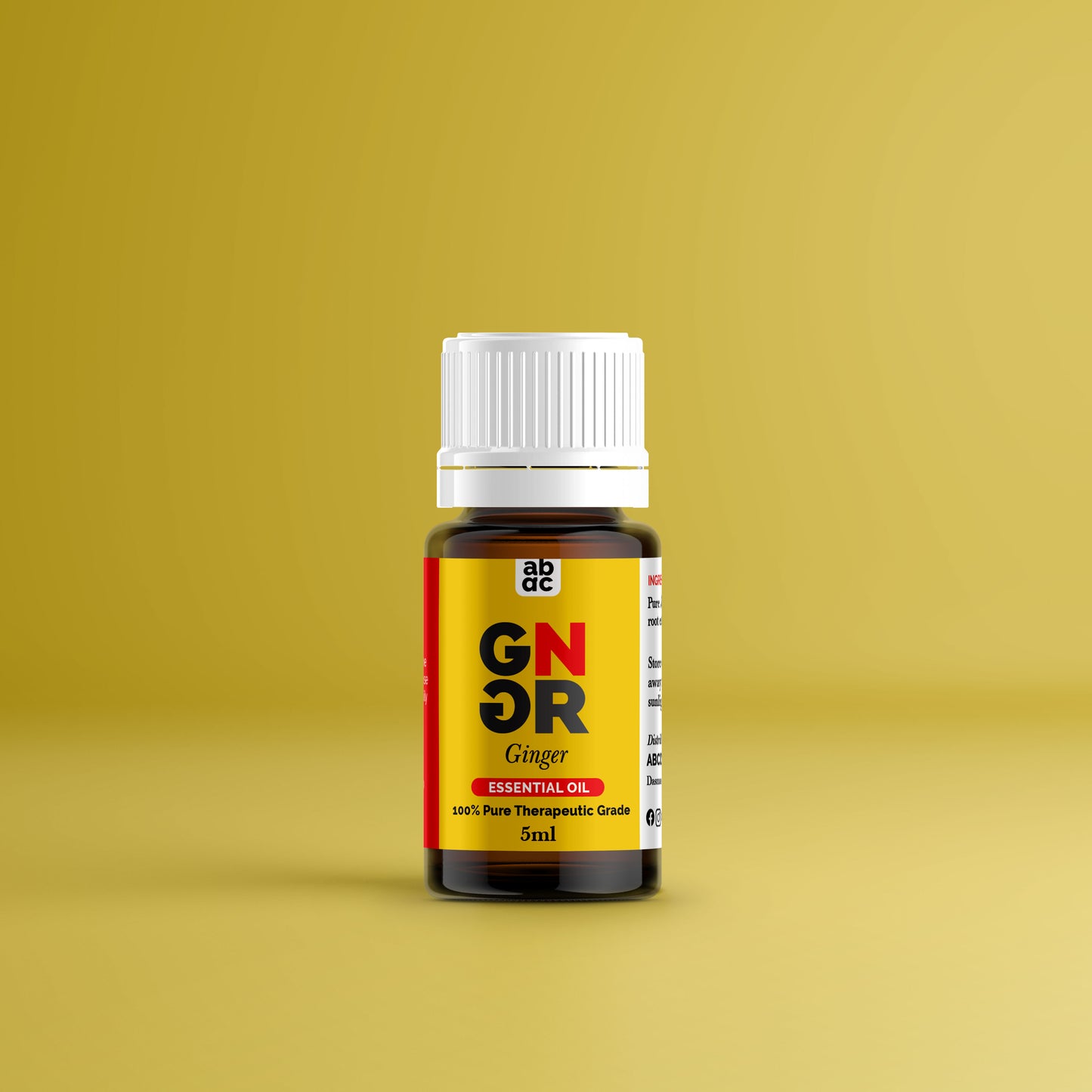 ABCD Organics Ginger Essential Oil – 100% Natural, Therapeutic Grade for Digestive Health, Immunity Boosting, and Aromatherapy, Ginger Oil Philippines