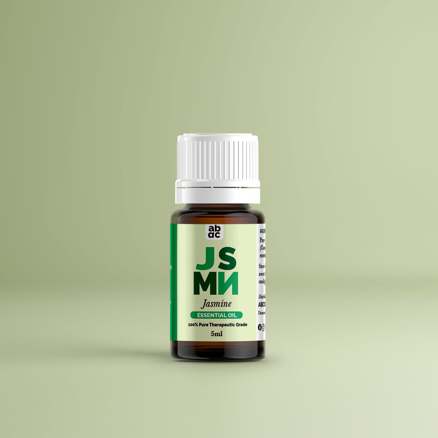 ABCD Organics Jasmine Essential Oil – 100% Natural, Therapeutic Grade for Aromatherapy, Emotional Balance, and Sensuality, Jasmine Oil Philippines